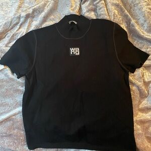 Alexander Wang top in black and sized small